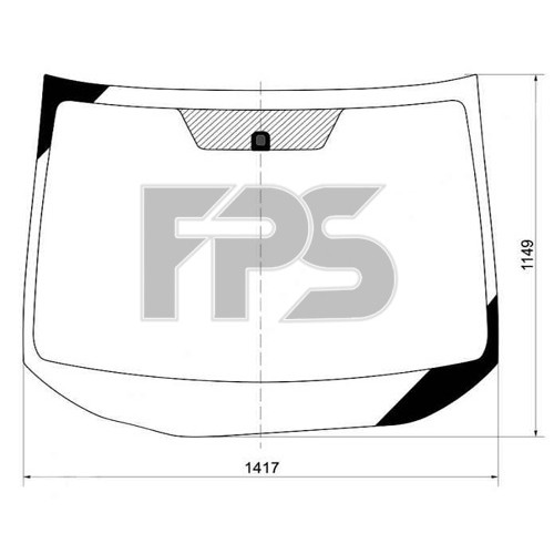 Скло вітрове HONDA CIVIC 9 13-15 SDN Скло вітрове HONDA CIVIC 9 13-15 SDN