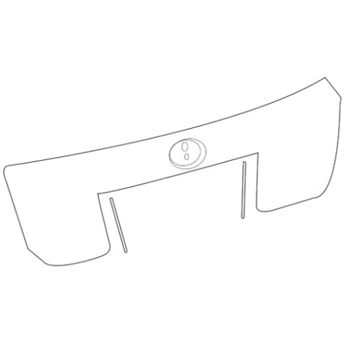 Накладка кришки багажника TOYOTA PRIUS 15-19 Накладка кришки багажника TOYOTA PRIUS 15-19